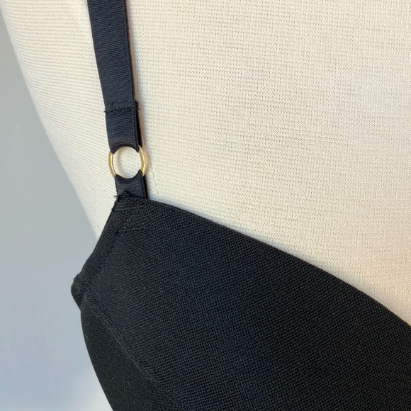 H&M Black Shapewear Bodysuit with Sweetheart Neckline lingerie Teddy - Picture 6 of 9